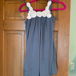 top with floral detail